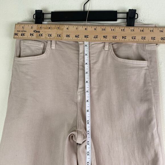 Frank & Eileen Galway Wide Leg Jeans Size 28 Sand Beige Italian Twill - Picture 14 of 15